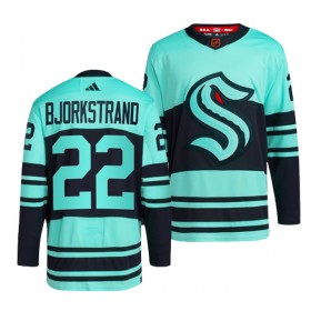 Seattle Kraken Trikot Oliver Bjorkstrand 22 Adidas 2022-23 Eisblau Reverse Retro 2.0 Authentic - Herren